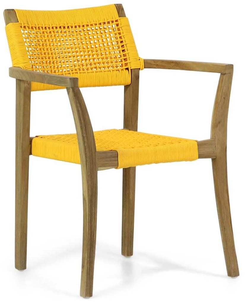 Tuinset 4 personen 165 cm Rope Geel Lifestyle Garden Furniture Dallas/Brighton