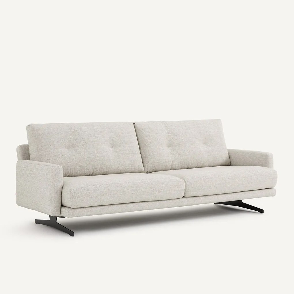 3- of 4-zitsbank, in gespikkeld canvas, DELICATO