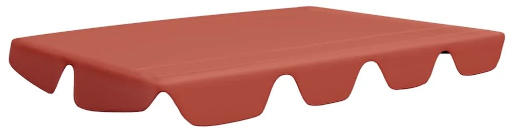 vidaXL Vervangingsluifel schommelbank 188/168x110/145 cm terracotta