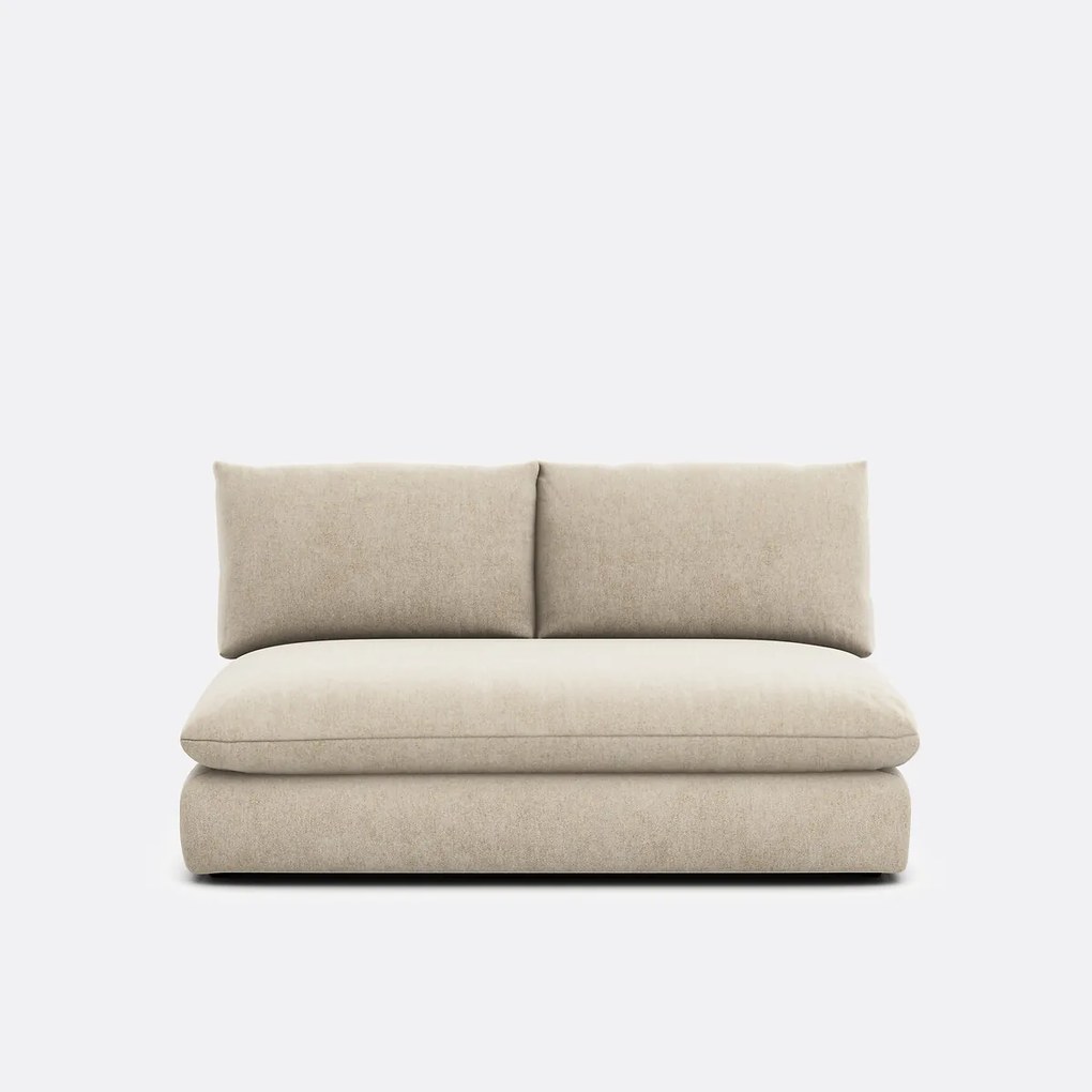 Modulaire 2-zitsbank.gemêleerd polyester, Malo