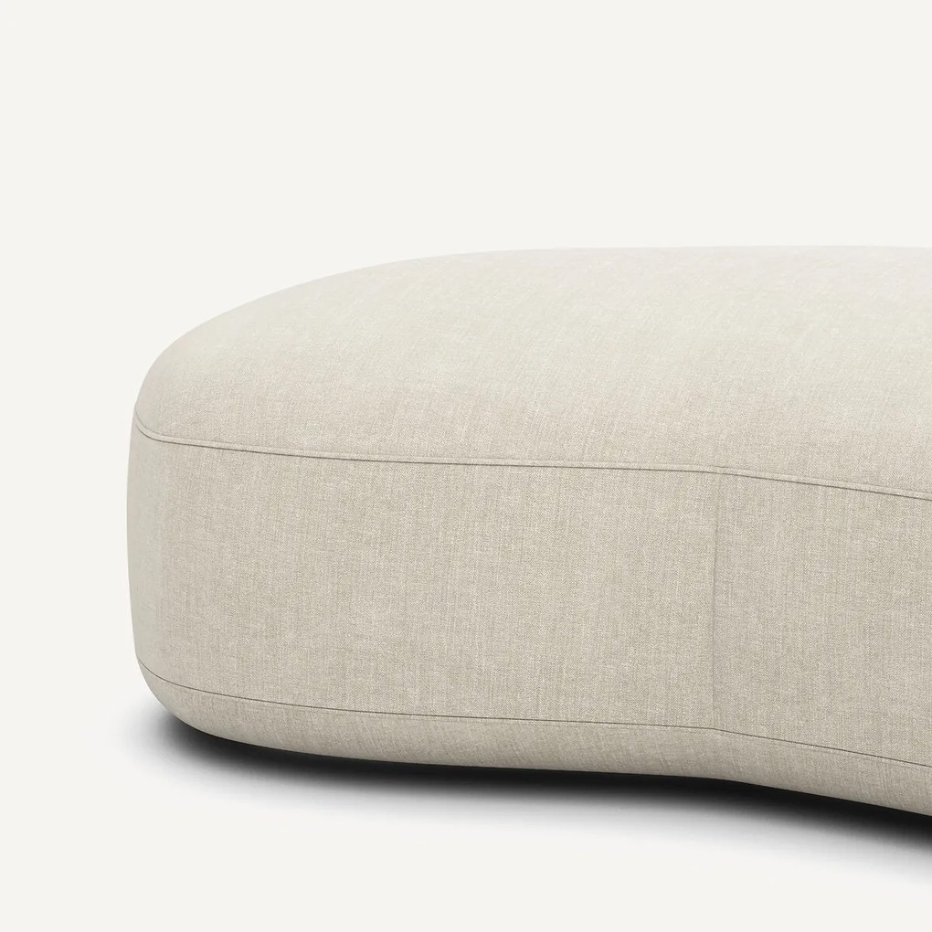 Voetensteun van katoen en linnen, Rosebury, ontwerp Emmanuel Gallina