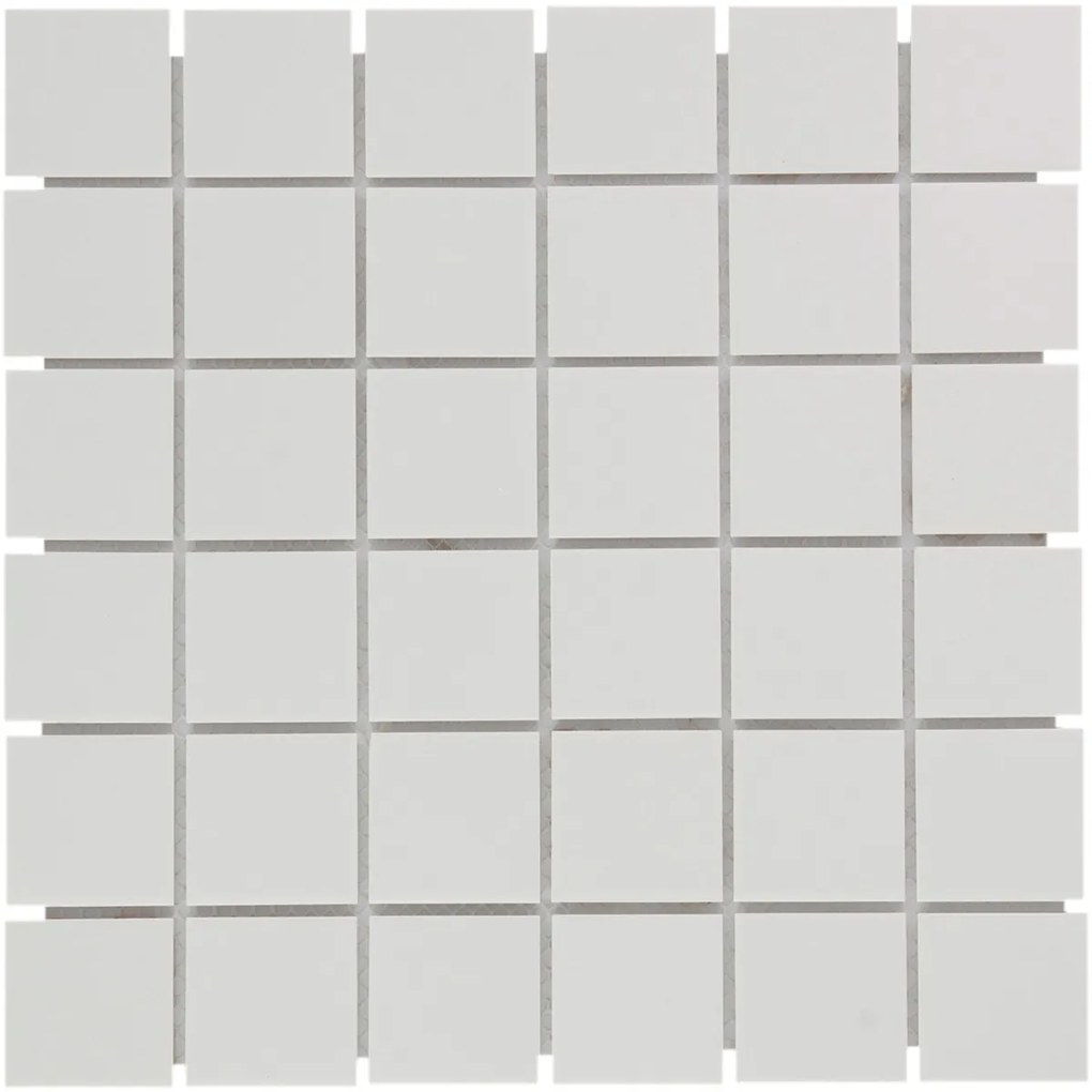 The Mosaic Factory London vierkante mozaïek tegels 31x31 super wit