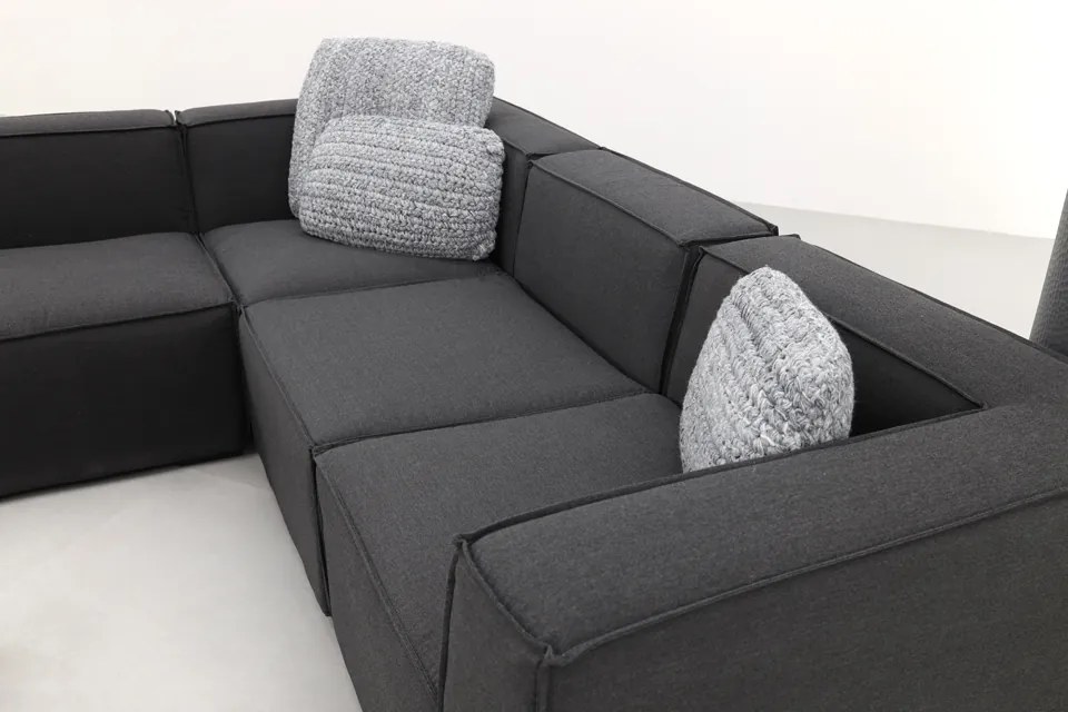 Liberty/Cuba Sunbrella loungeset - Sooty - 6-delig OP=OP