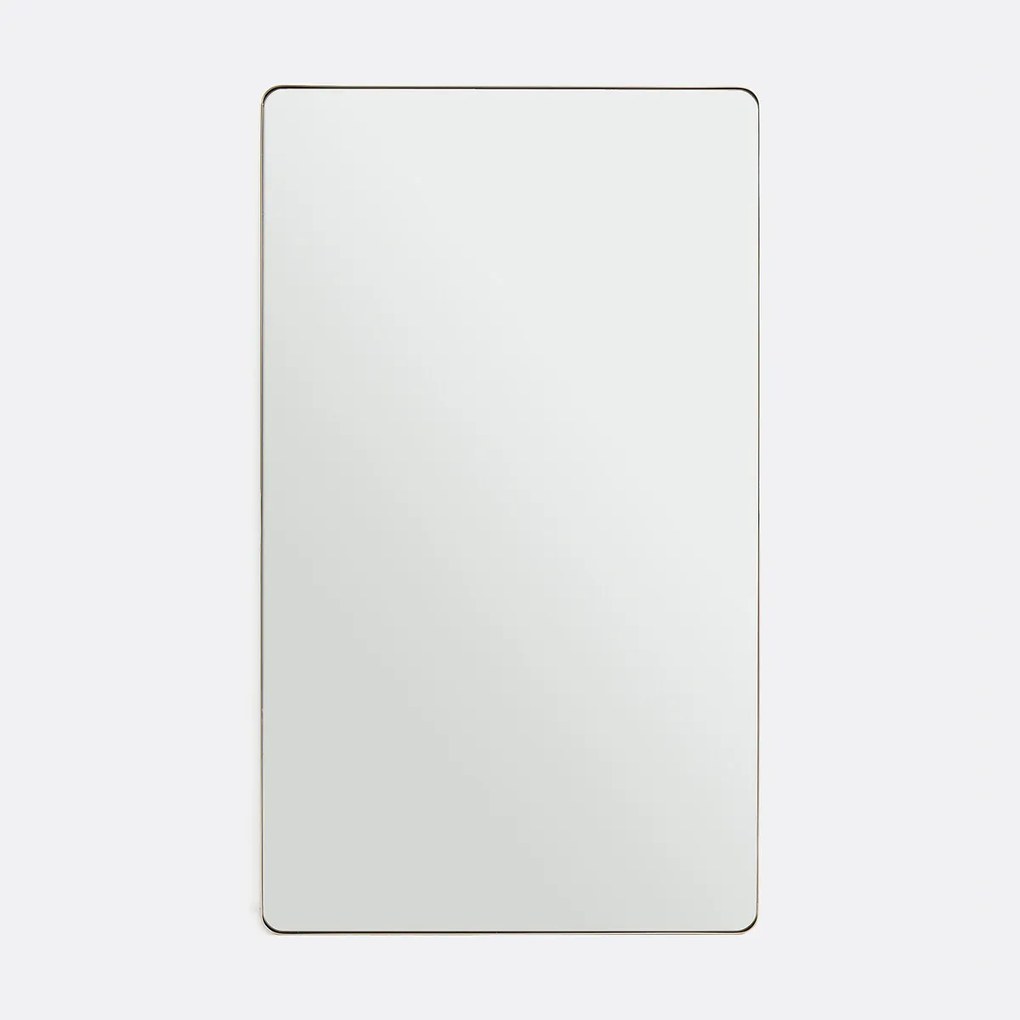 Rechthoekige spiegel, metaal, breedte 100 x hoogte 170 cm, IODUS