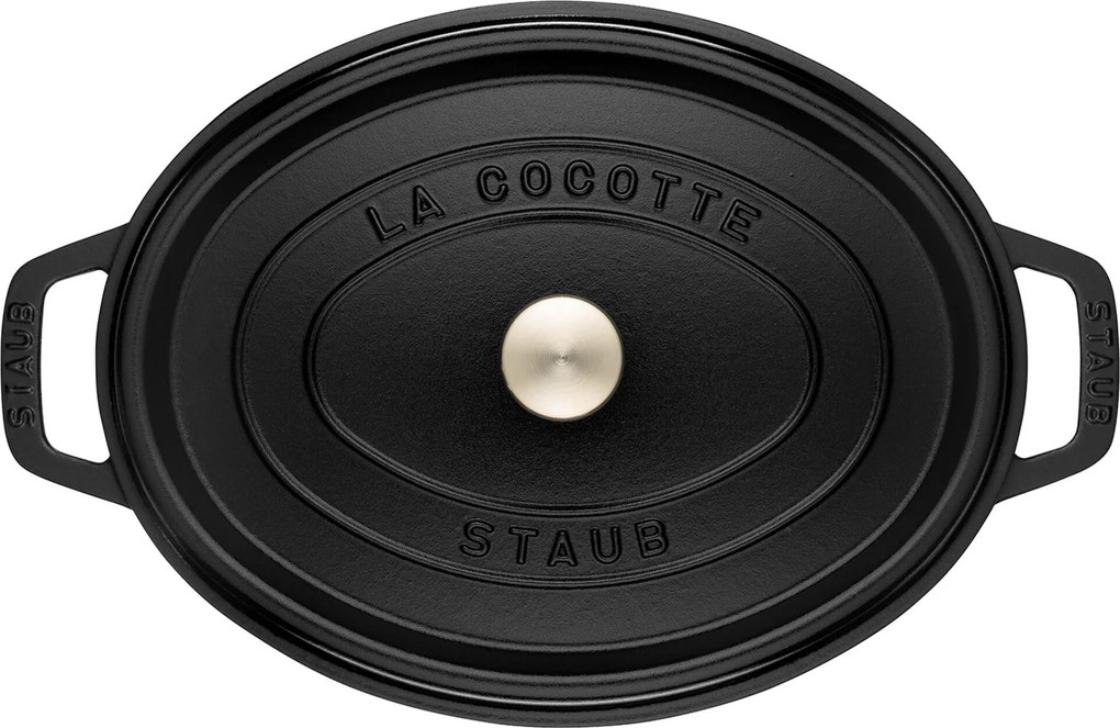 Staub La Cocotte Cocotte 31 cm / 5,5 l, Ovaal, Zwart - La Cocotte - Staub