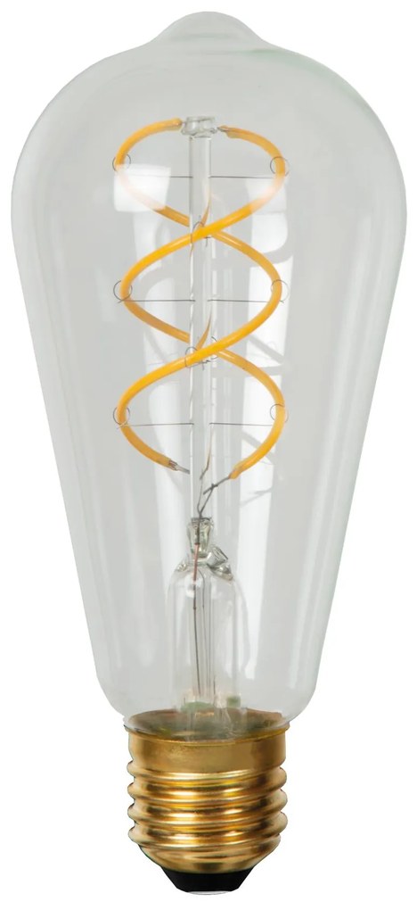 Lucide Bulb dimbare LED lamp 2700K E27 5W 6.4cm transparant
