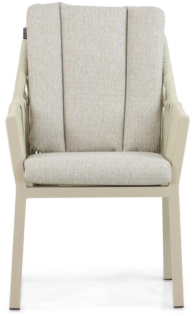 Picknick Set 6 personen 260 cm Aluminium/rope Taupe Lifestyle Garden Furniture Verona/Superior
