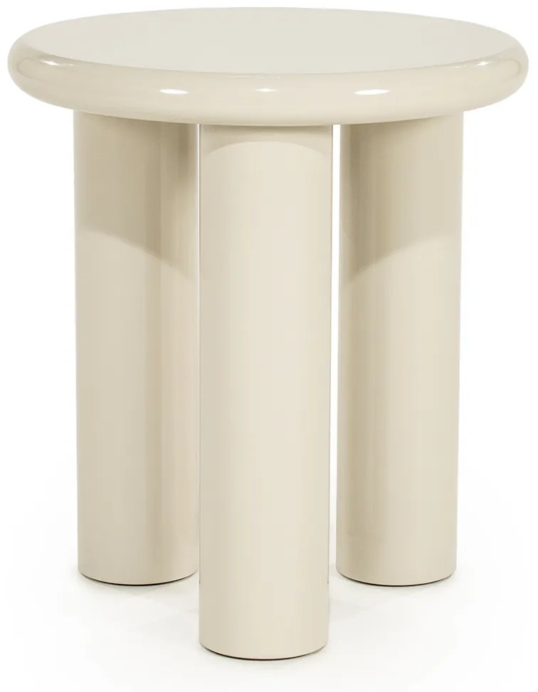 Ronde Salontafel Small Beige - 45 X 45cm.