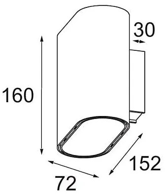 Modular Lighting -   Wandlamp  Duell Geanodiseerd brons / zwart Modern Metaal