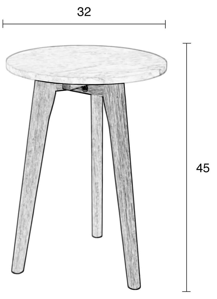 Bijzettafel Stone | Zuiver