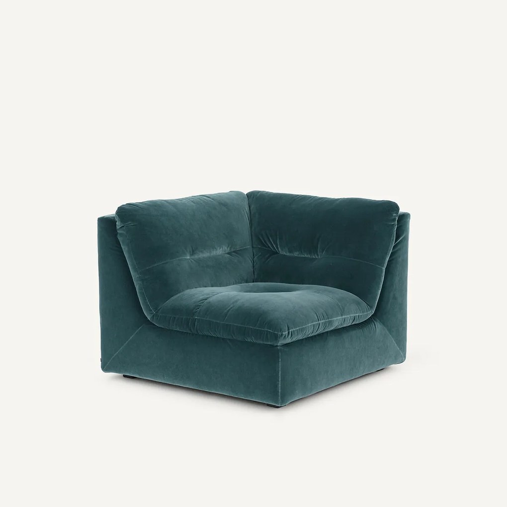 Modulaire 90° hoek in fluweel, GIULIANO