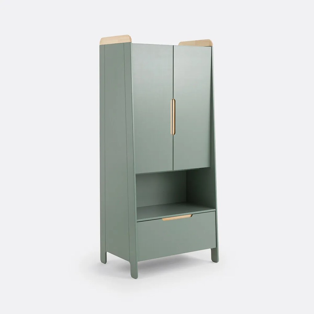 Kinderkledingkast in grenen en MDF, Arturo