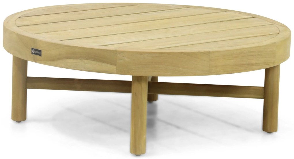 Hoek loungeset 5 personen Teak Old teak greywash  Santika Furniture Santika