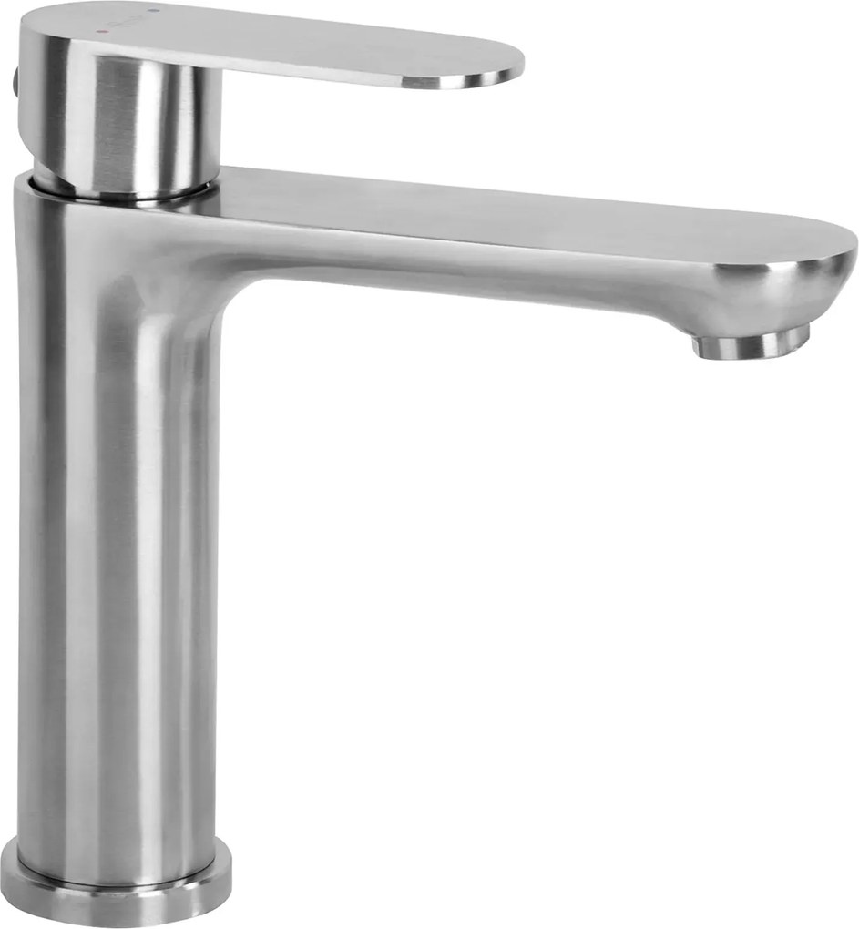 Wastafelkraan REA Logan Brush Nickel