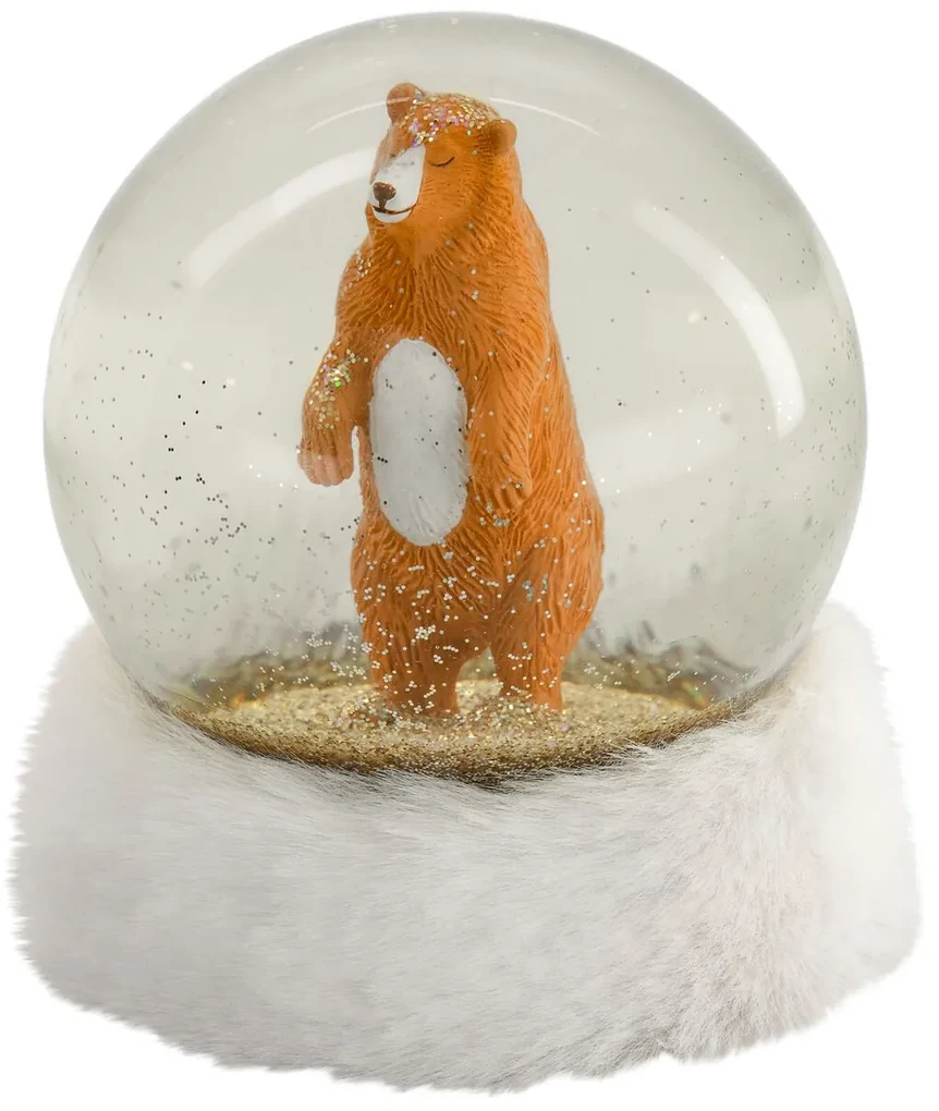 HEMA Sneeuwbol Glas Met Beer Ø10cm