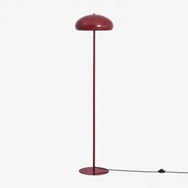 Staande Lamp Van Ijzer Hilma Wijn Rood - Sklum