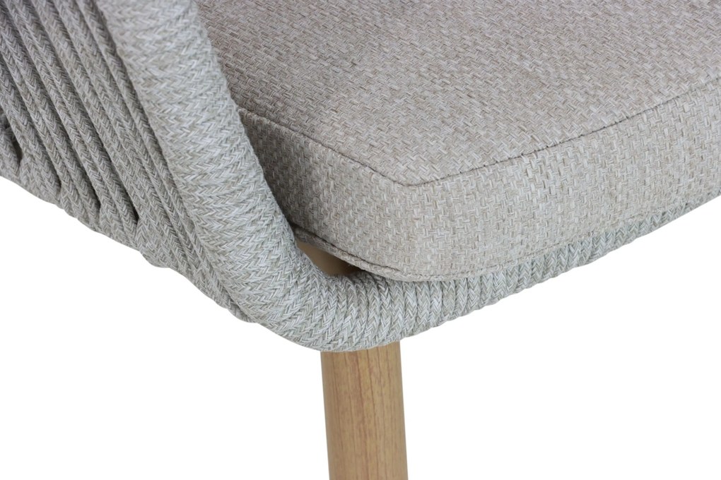 Tuinstoel Aluminium/rope Grijs-antraciet Lifestyle Garden Furniture Bloom