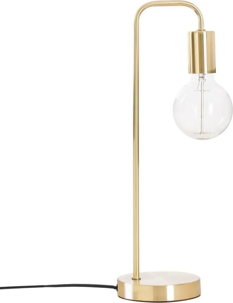 Atmosphera Keli Tafellamp - Goudkleurig Metaal - Hoogte 46 cm - E27 Fitting