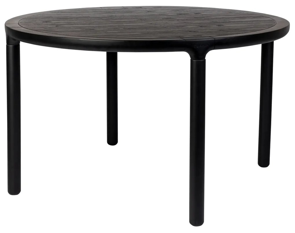 Ronde Eettafel Zwart - 128 X 128cm.