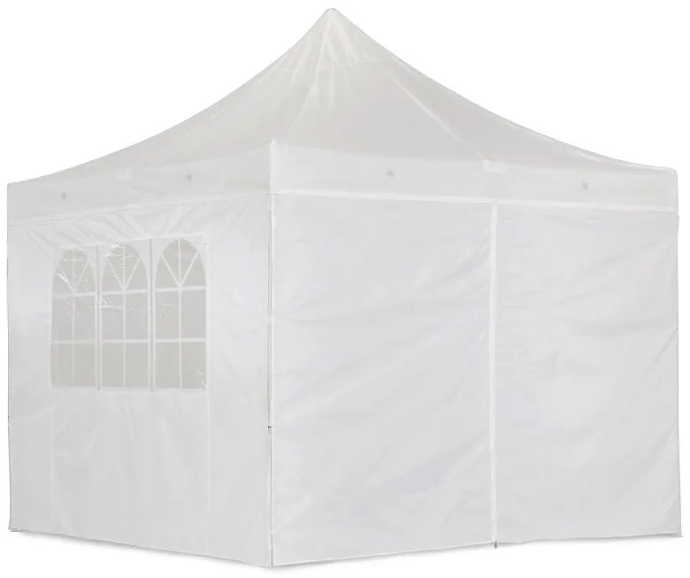 Witte Essen sneltuintent 3x3m met zijwanden Tuinpunt