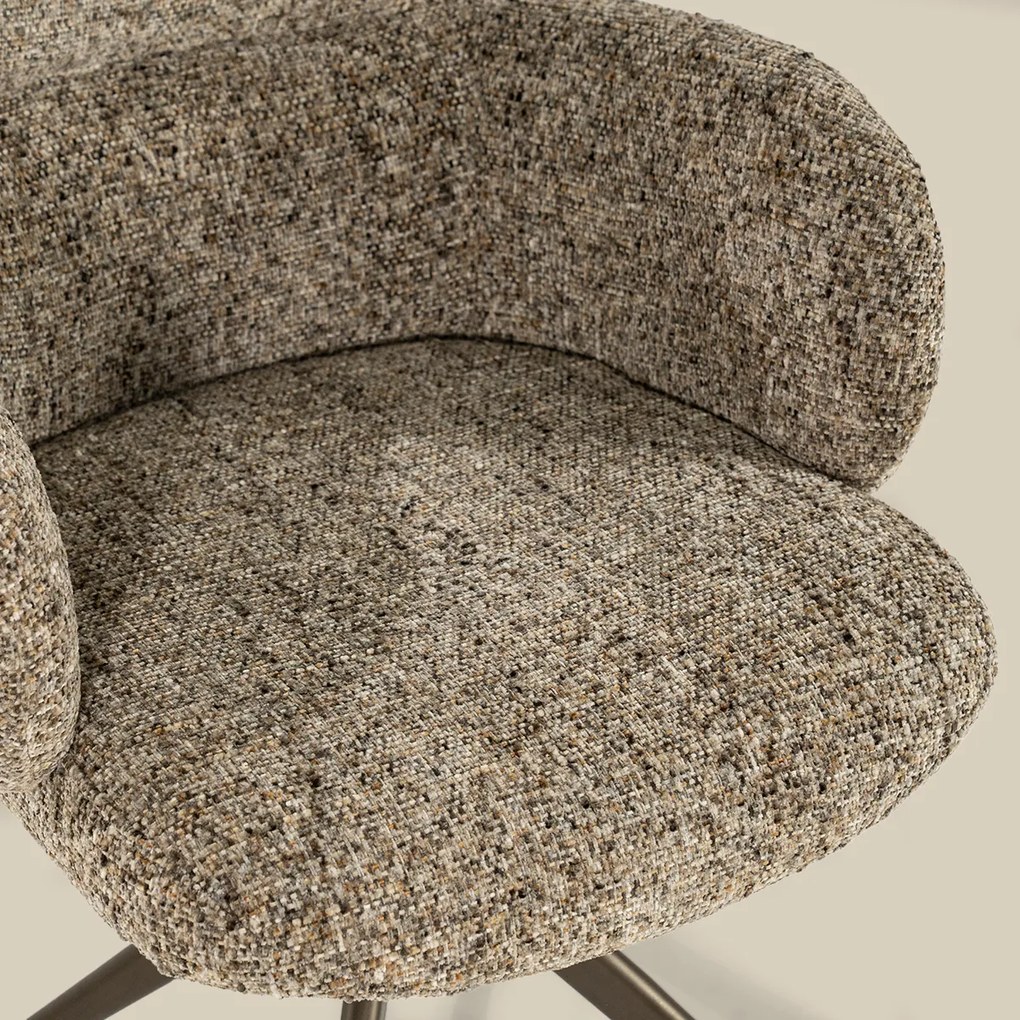Draaibare Eetstoel Taupe