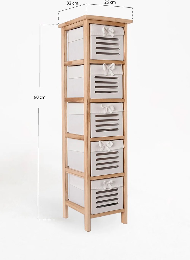 Nuvio Smalle Ladekast 5 Laden