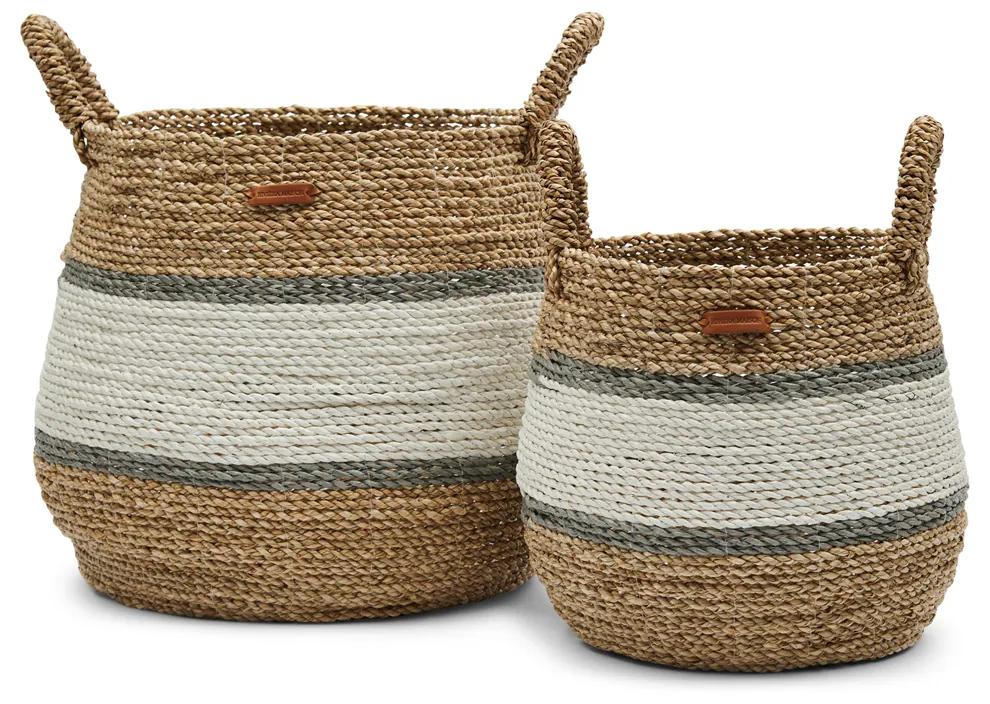 Rivièra Maison - Ocean Breeze Basket Set of 2 pieces - Kleur: bruin