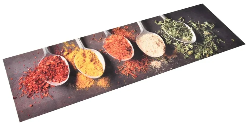 vidaXL Keukenmat wasbaar Spoons 60x300 cm