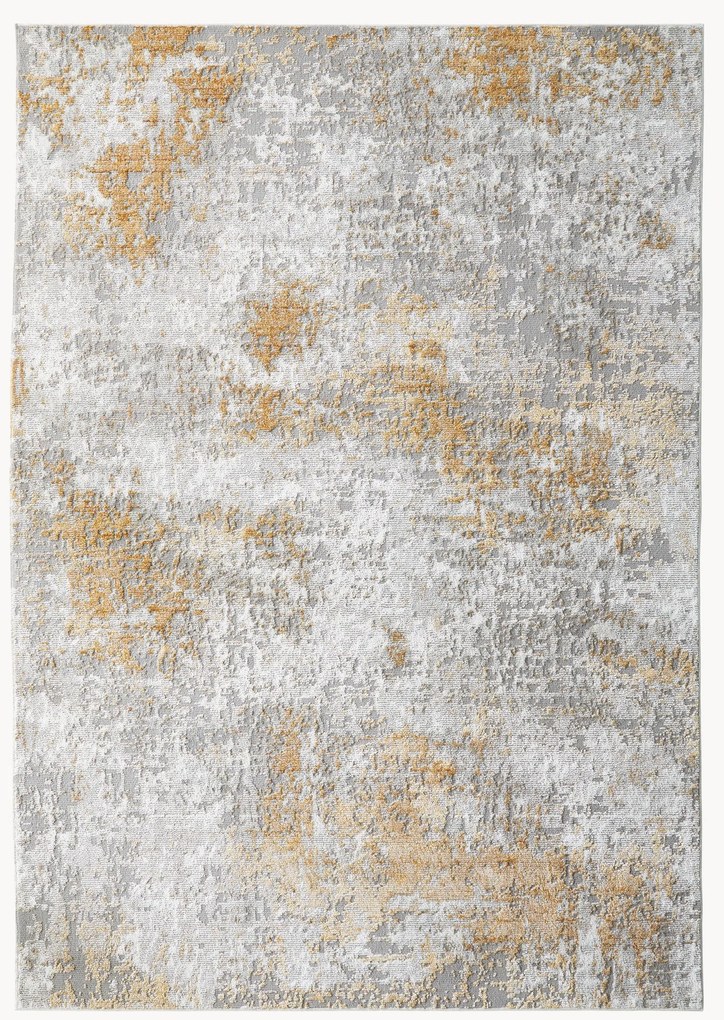 Laagpolig vloerkleed Rossa met abstract patroon