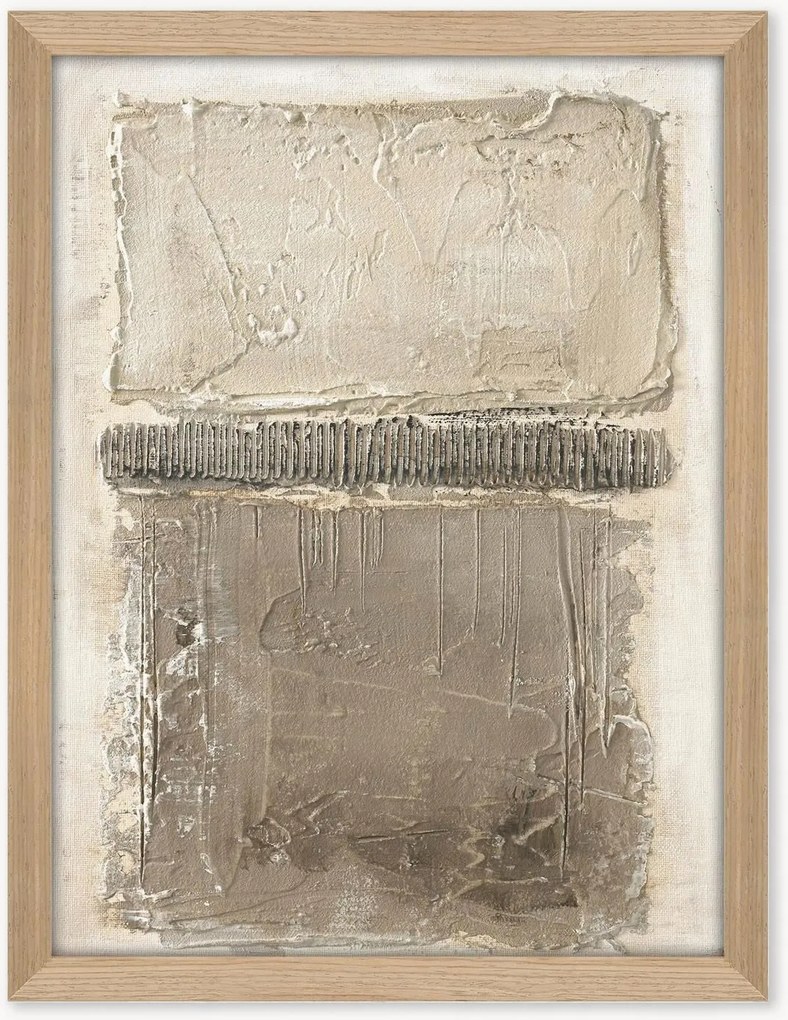 Handgeschilderd ingelijst canvas Art Structure I