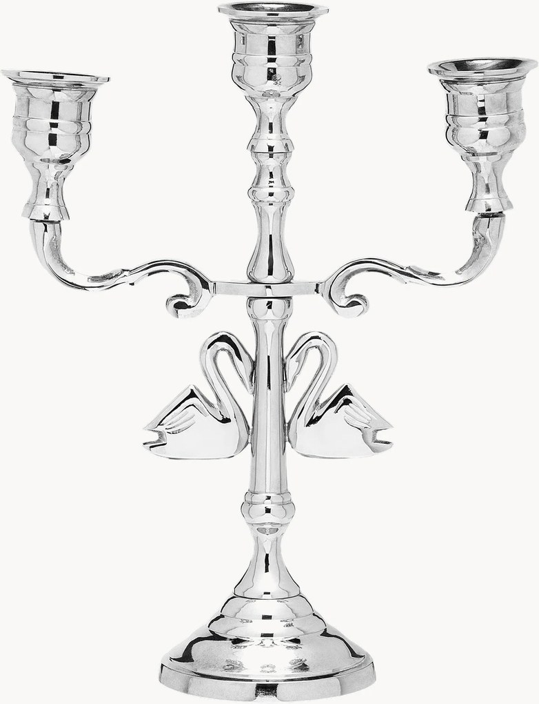 Kandelaar Argent Swans