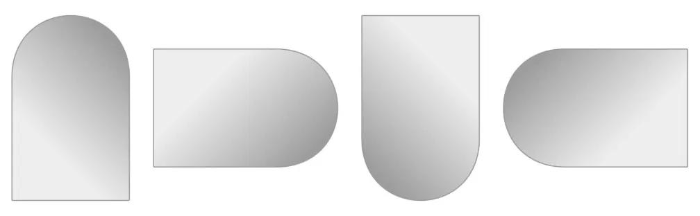Muebles Emile ovale spiegel met LED-verlichting 70x110cm