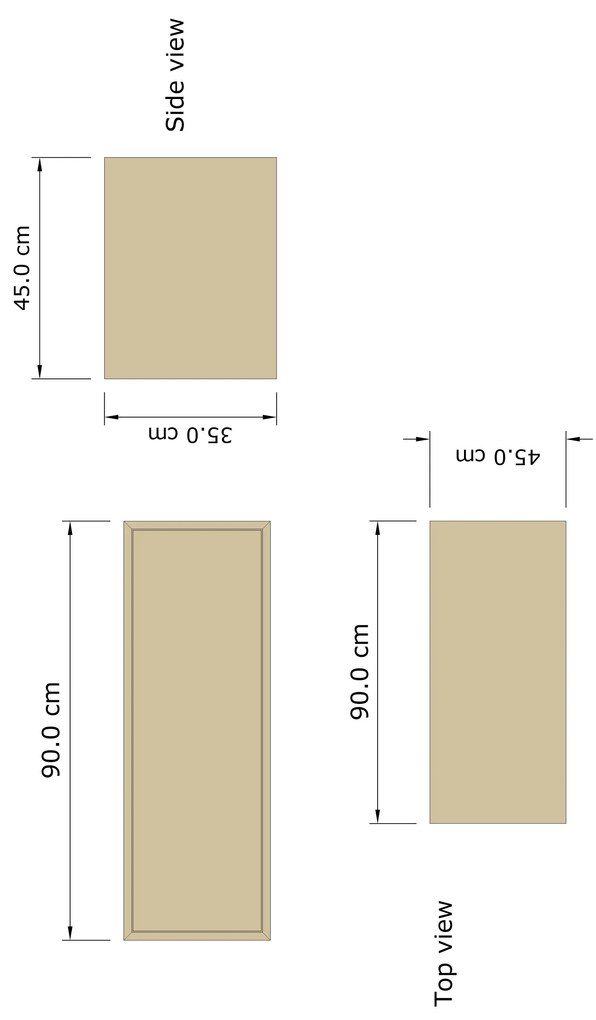 Gliss Design Joa badmeubel 90cm ash grey