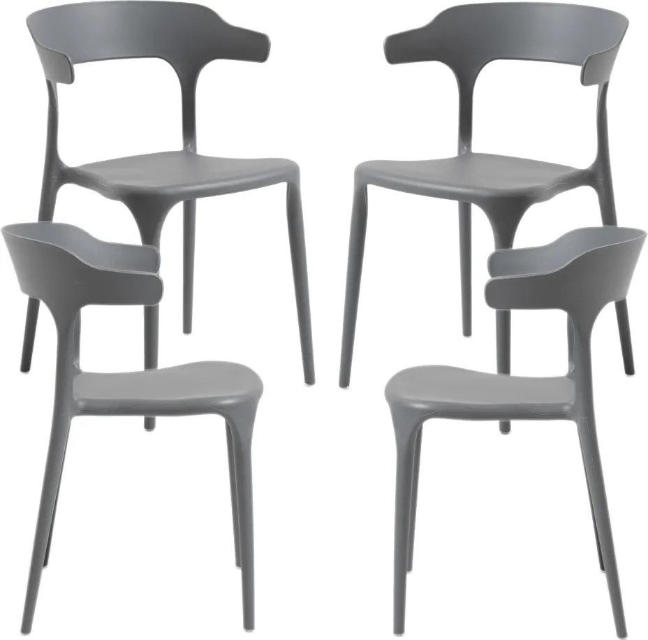 Set 4 Teul Stoelen
