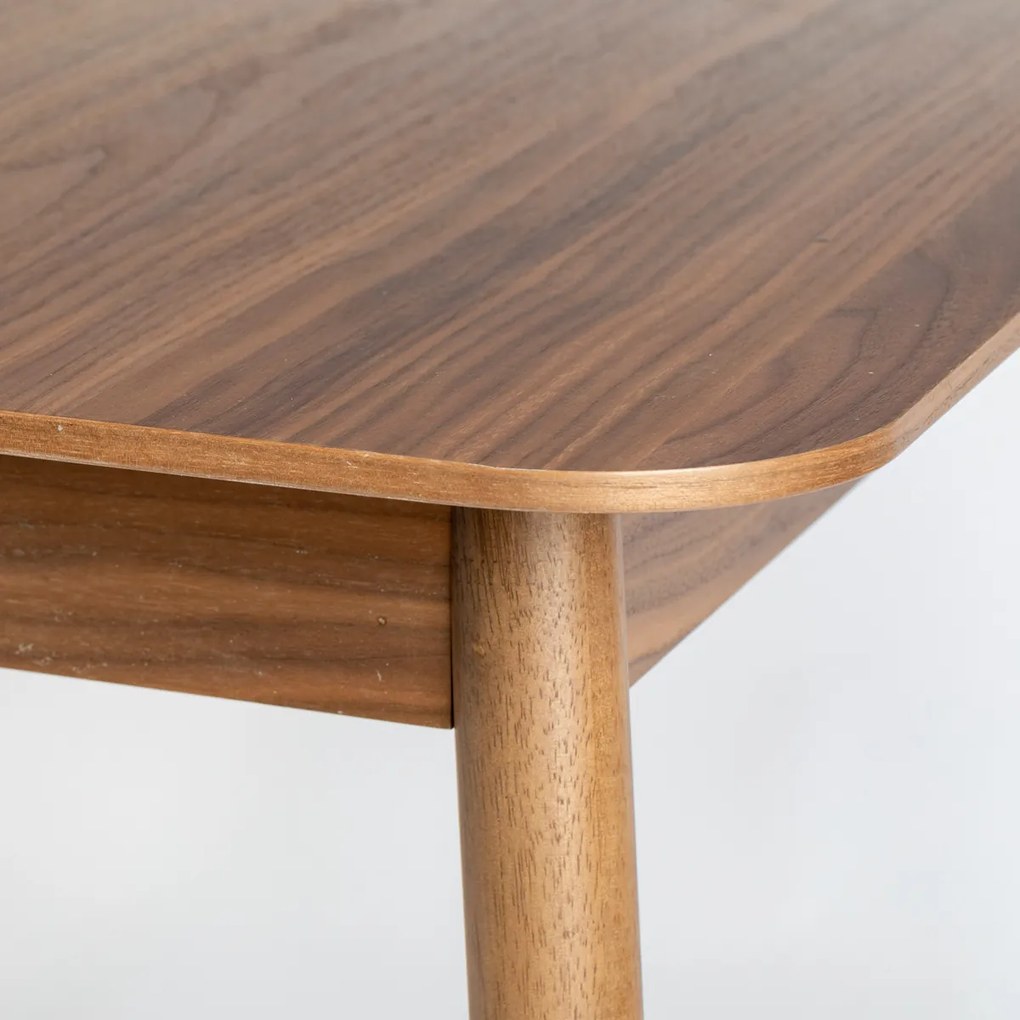 Zuiver Glimps Walnut Walnoot Eettafel Uitschuifbaar 120-162
