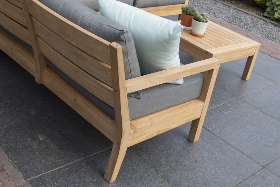 Exotan St. Peter loungeset - Teak hout (OP=OP)