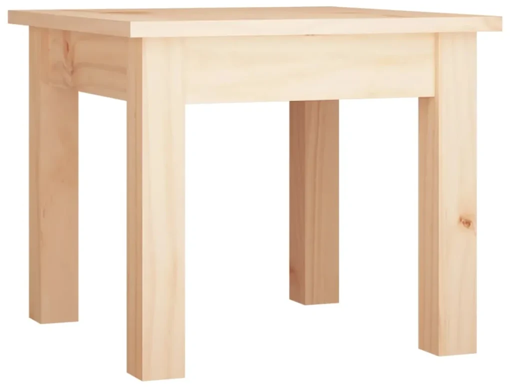 vidaXL Salontafel 35x35x30 cm massief grenenhout