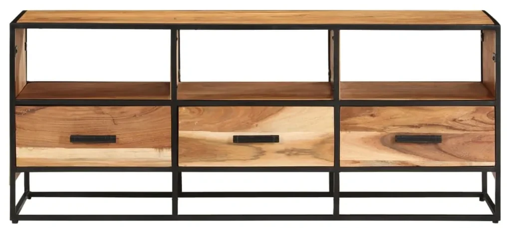 vidaXL Tv-meubel 110x30x45 cm massief acaciahout