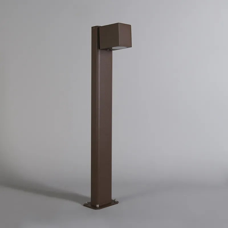 Smart staande buitenlamp roestbruin 65 cm IP44 incl. Wifi GU10 - Baleno