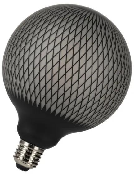 Bailey Designs Orient Grid Globe G125 E27 4W 2700K Zwart 180lm Dimbaar 230V-240V 360D 125x170 LED lamp 143104
