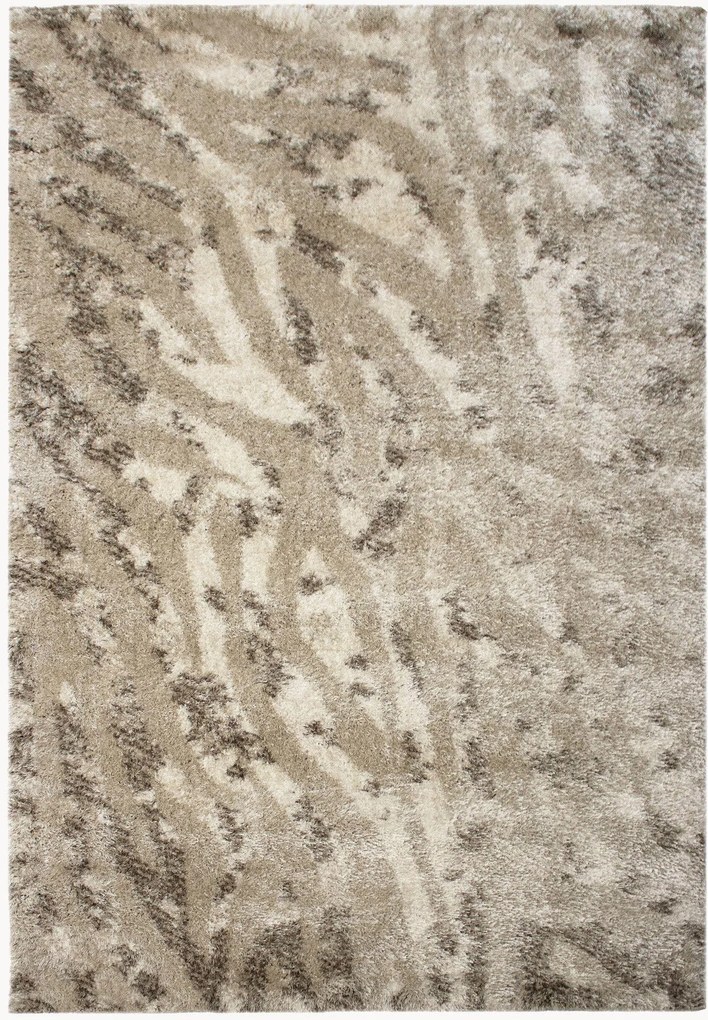Hoogpolig vloerkleed Leopard Abstract