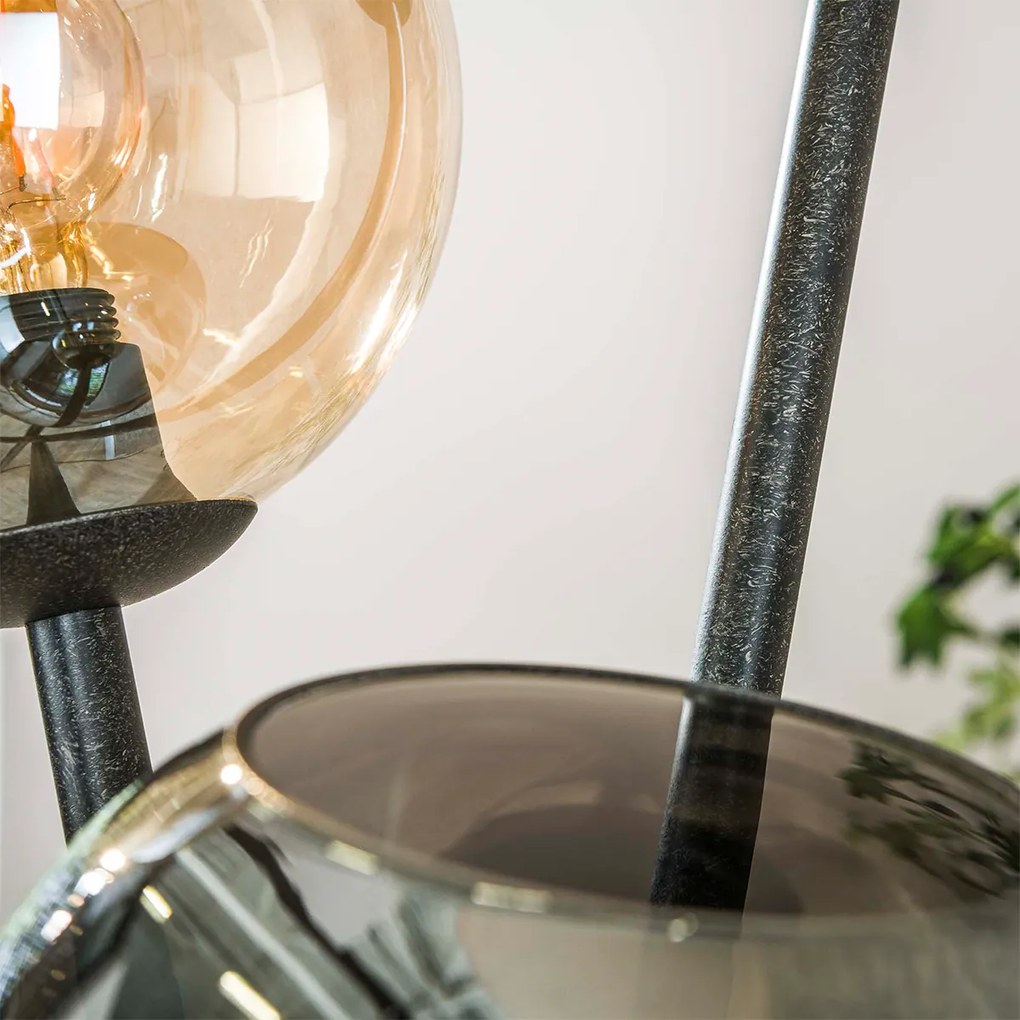 Vloerlamp Met Glazen Bollen