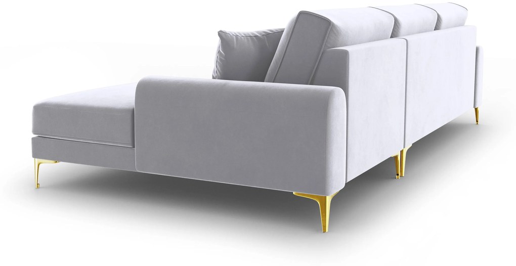 4.5-zitshoekbank Madara rechts velvet | Mazzini Sofas
