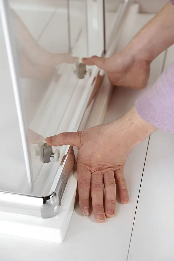 Aqualine Arleta kwartronde douchecabine 80x80cm chroom