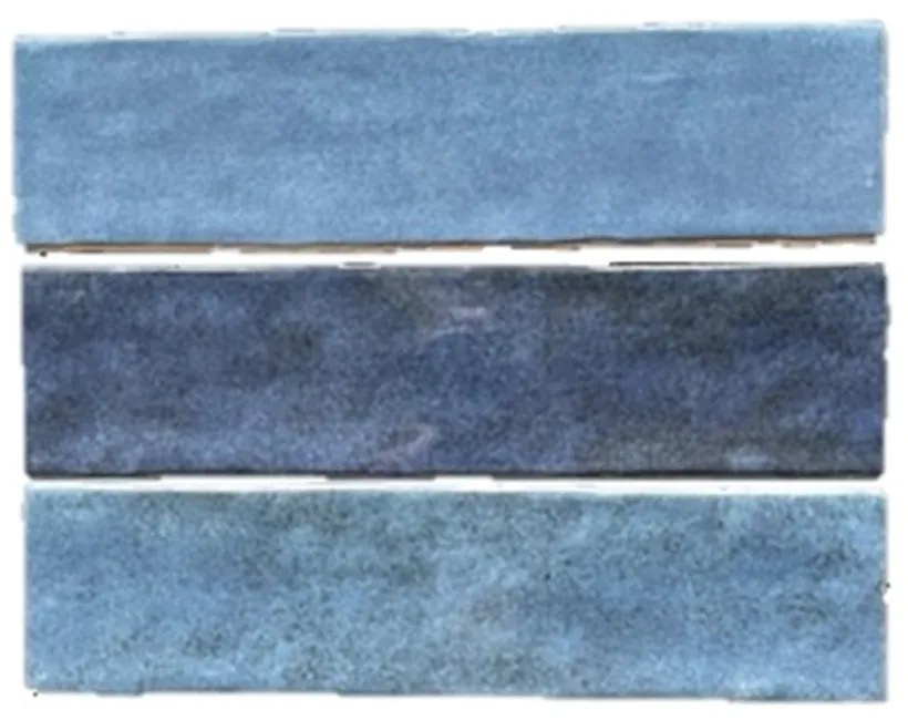 Terre d'Azur Gerona wandtegel 7.5x30cm blauw