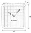 Zuiver Wandklok Concrete TimeØ 32 Cm