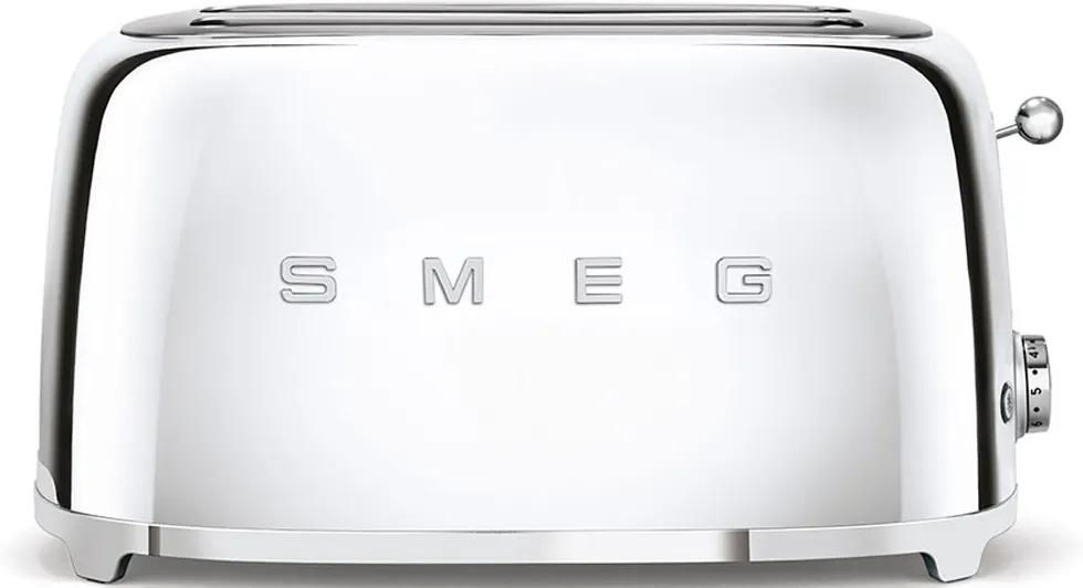 Smeg 50's Style broodrooster 2-slots extra lang TSF02SSEU - chroom