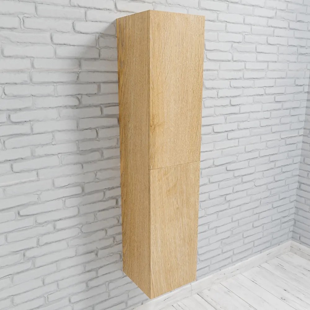 Zaro Beam kolomkast 160x35x35cm 2 deuren licht eiken