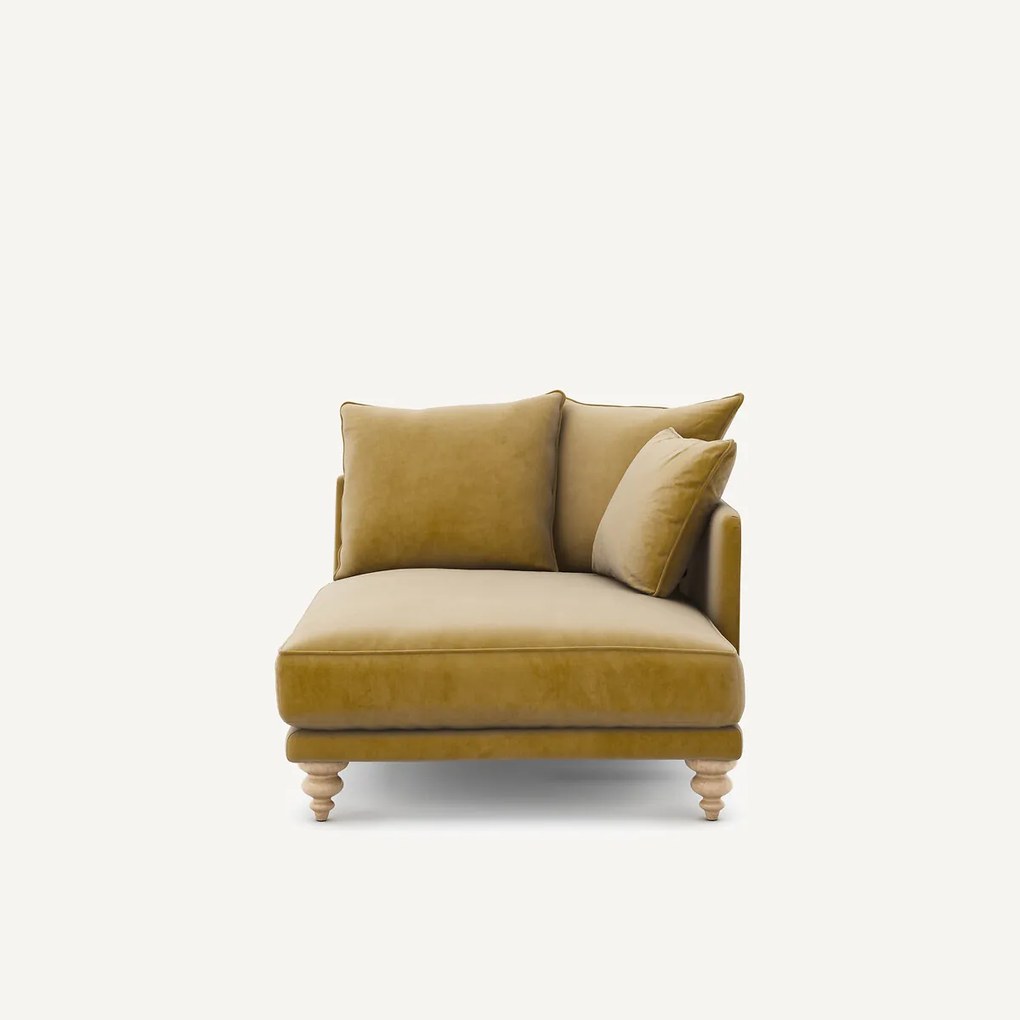 Longchair van fluweel, Lazare