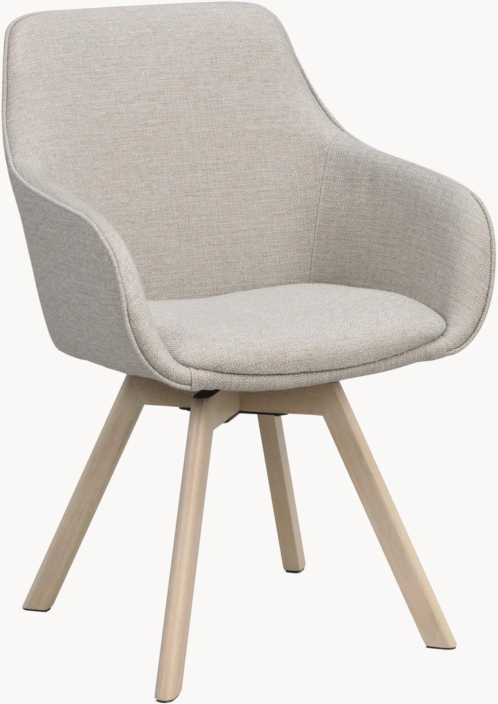 Gestoffeerde draaistoelen Alison, 2-delig